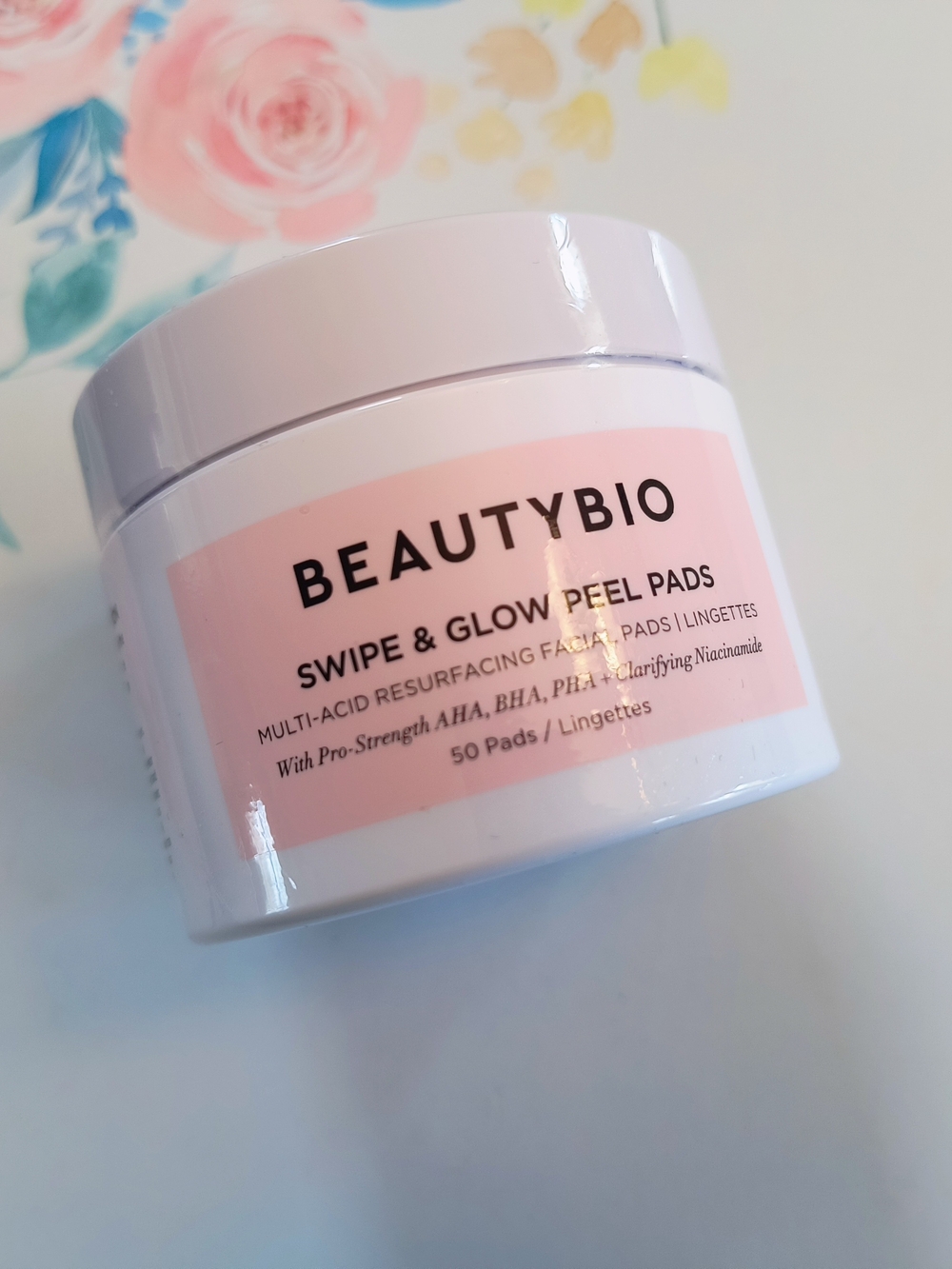 Swipe & Glow Peel Pads - Pink Exfoliating Facial Pads